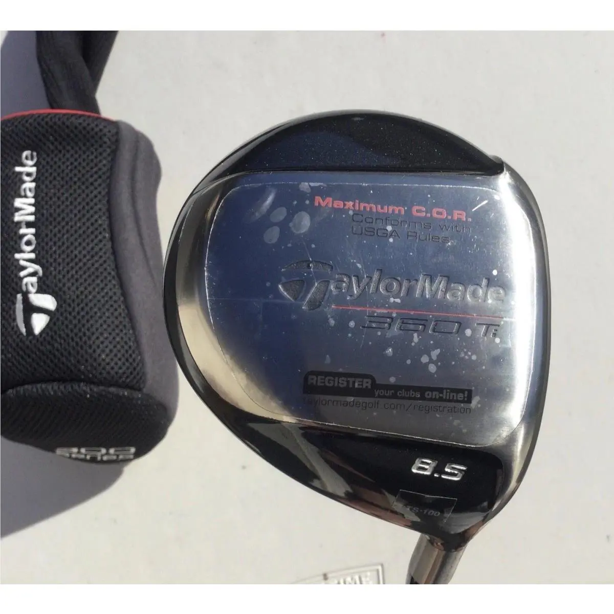 2001 Taylormade Golf 360 Ti Driver-rh 8.5 TS-100 Graphite Shaft-w/hc