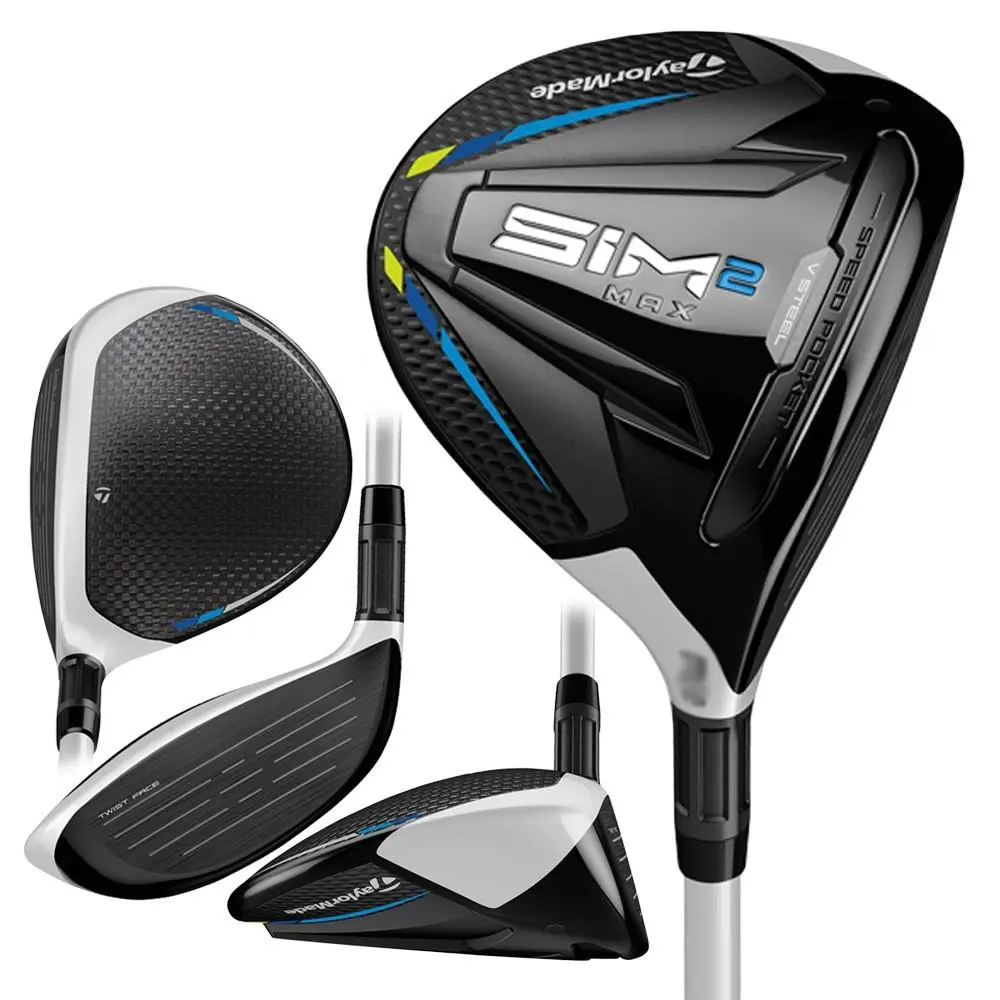 Taylormade Women SIM2 Max Fairway Wood - 21 RH 5 18 Graph Lady - Chrome