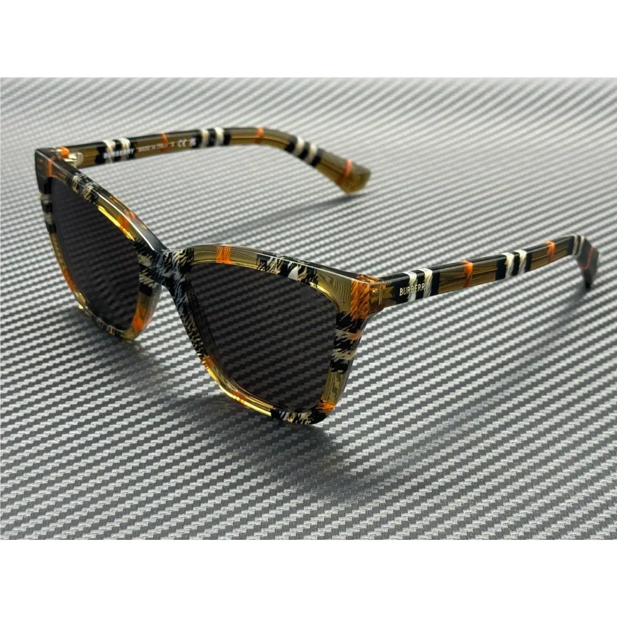 Burberry BE4470 416373 Check Sand Brown Women`s 54 mm Sunglasses