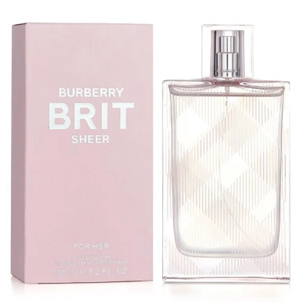 Burberry Brit Sheer Package For Women Perfume 3.3 oz 100 ml Edt Spray