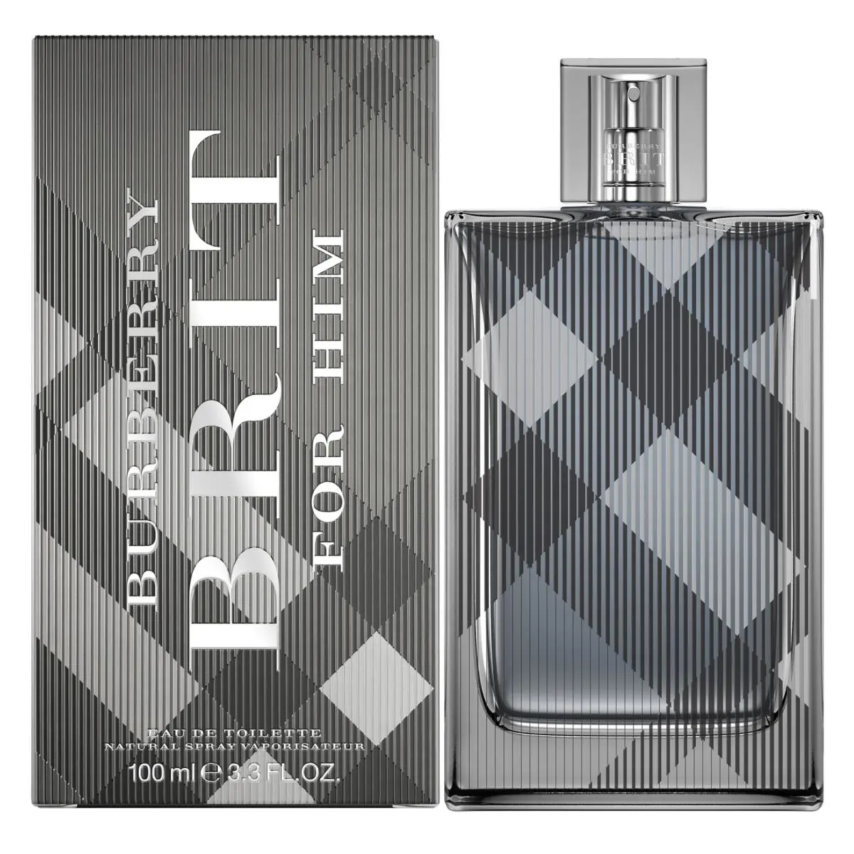 Burberry Brit For Men Cologne Eau De Toilette 3.3 oz 100 ml Edt Spray