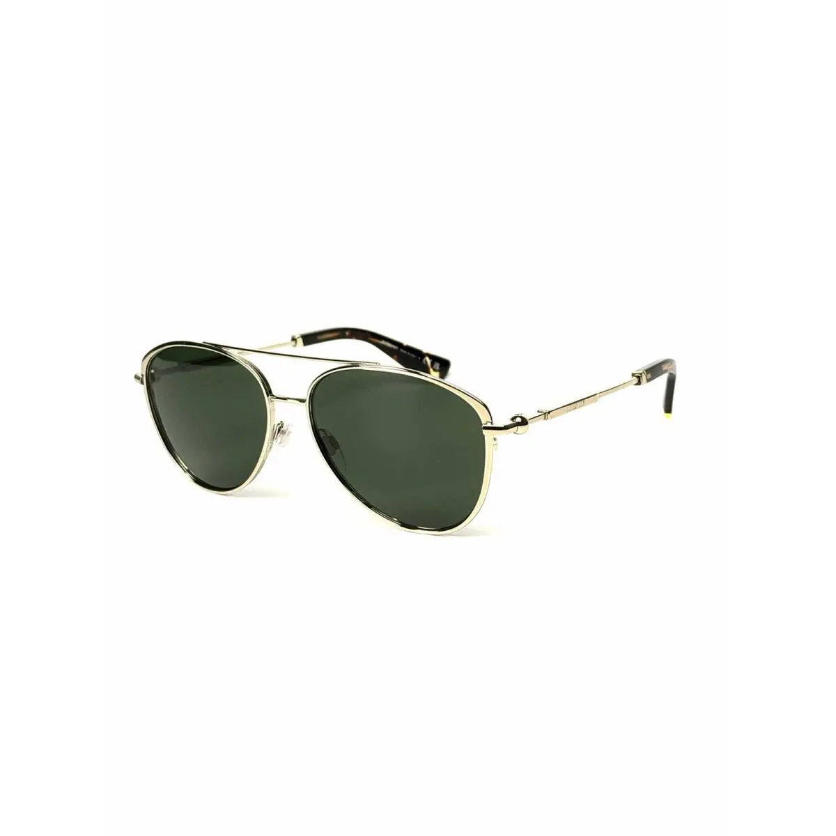 B 3157 1109/71 Light Gold Green Lens 59mm Sunglasses by Burberry