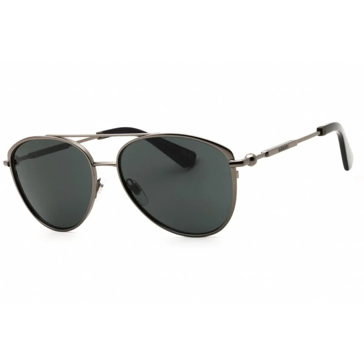 B 3157 1109/71 Light Gold Green Lens 59mm Sunglasses by Burberry