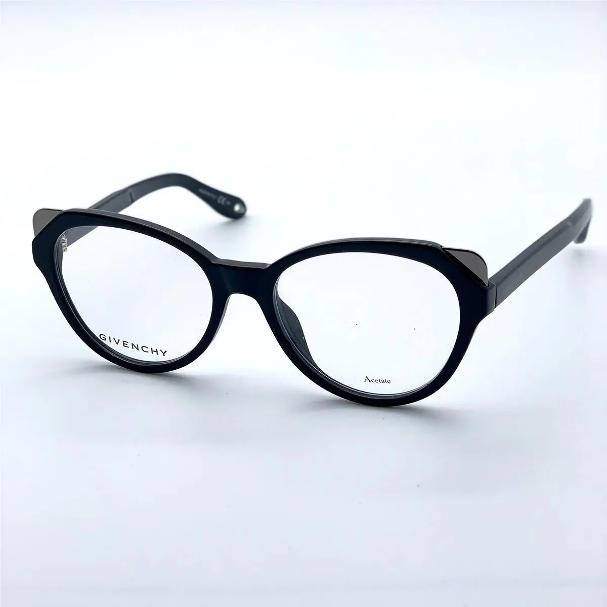 Givenchy Women Eyeglasses Black Demo Cat Eye GV0043 0807