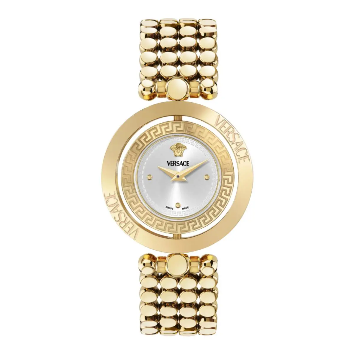 Versace Womens Gold 33.6mm Bracelet Fashion Watch