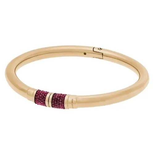 Michael Kors Park Avenue Gold Tone Pave Hinged Crystals Magnetic Bracelet