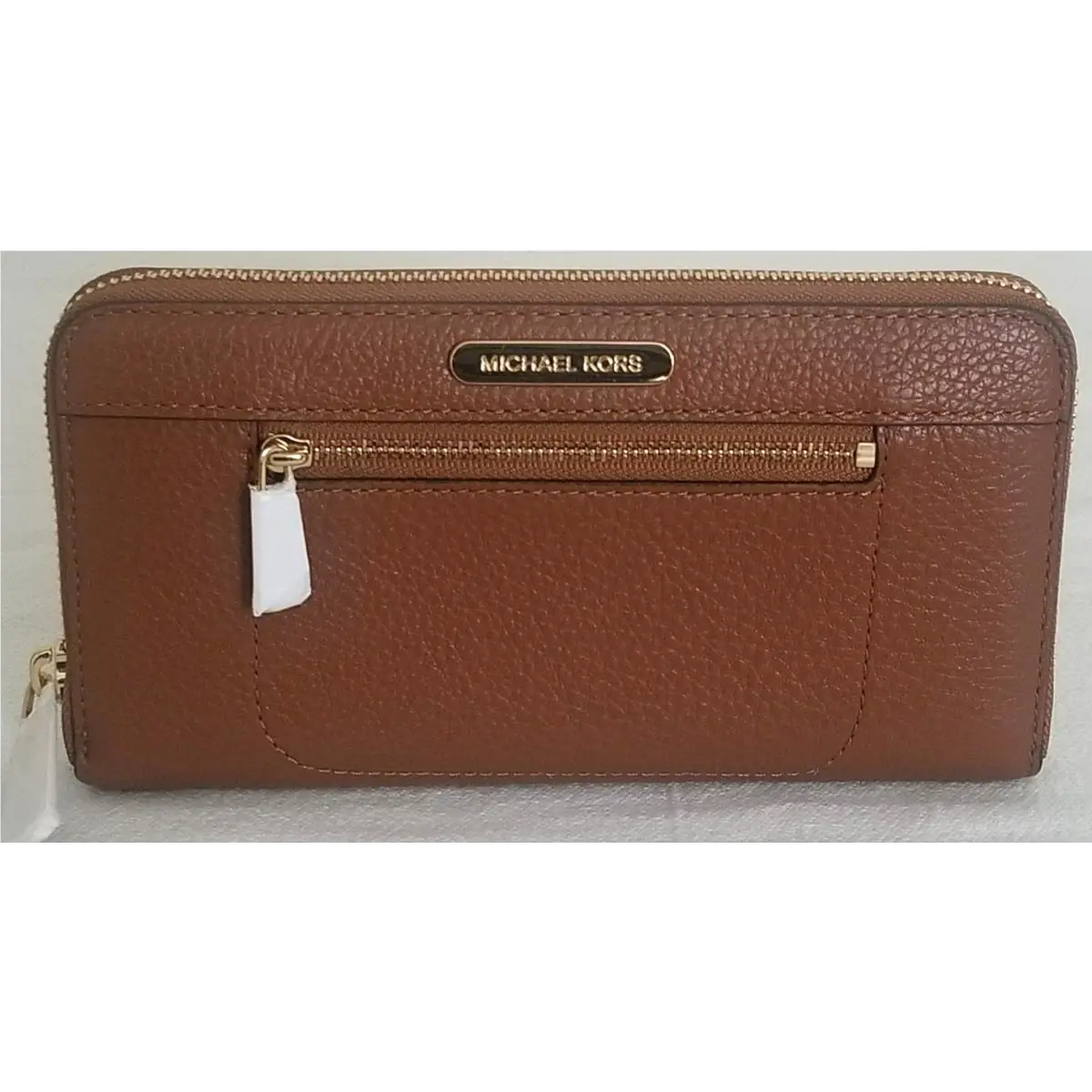 Michael Kors Sophie Luggage Brown Leather Large Satchel Bag +/or Wallet