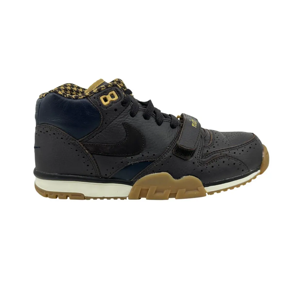 Nike Air Trainer 1 Mid Prm QS Brown Dark Obsidian Mens Athletic Brogue Sneaker - Brown, Manufacturer: Brown Dark Obsidian