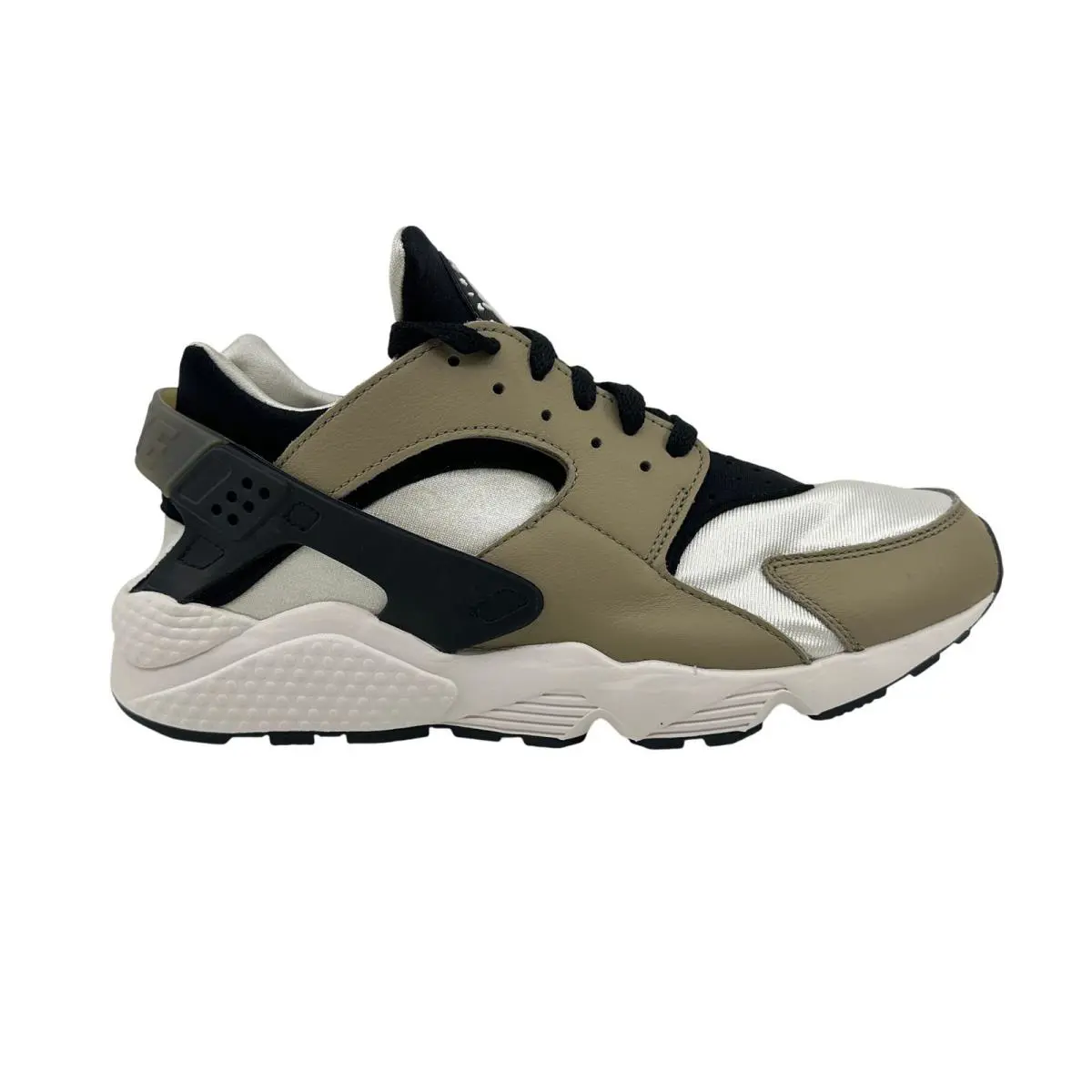 Nike Air Huarache Black Khaki Pantom Mens Athletic Sneaker - Black, Manufacturer: Black Khaki Pantom
