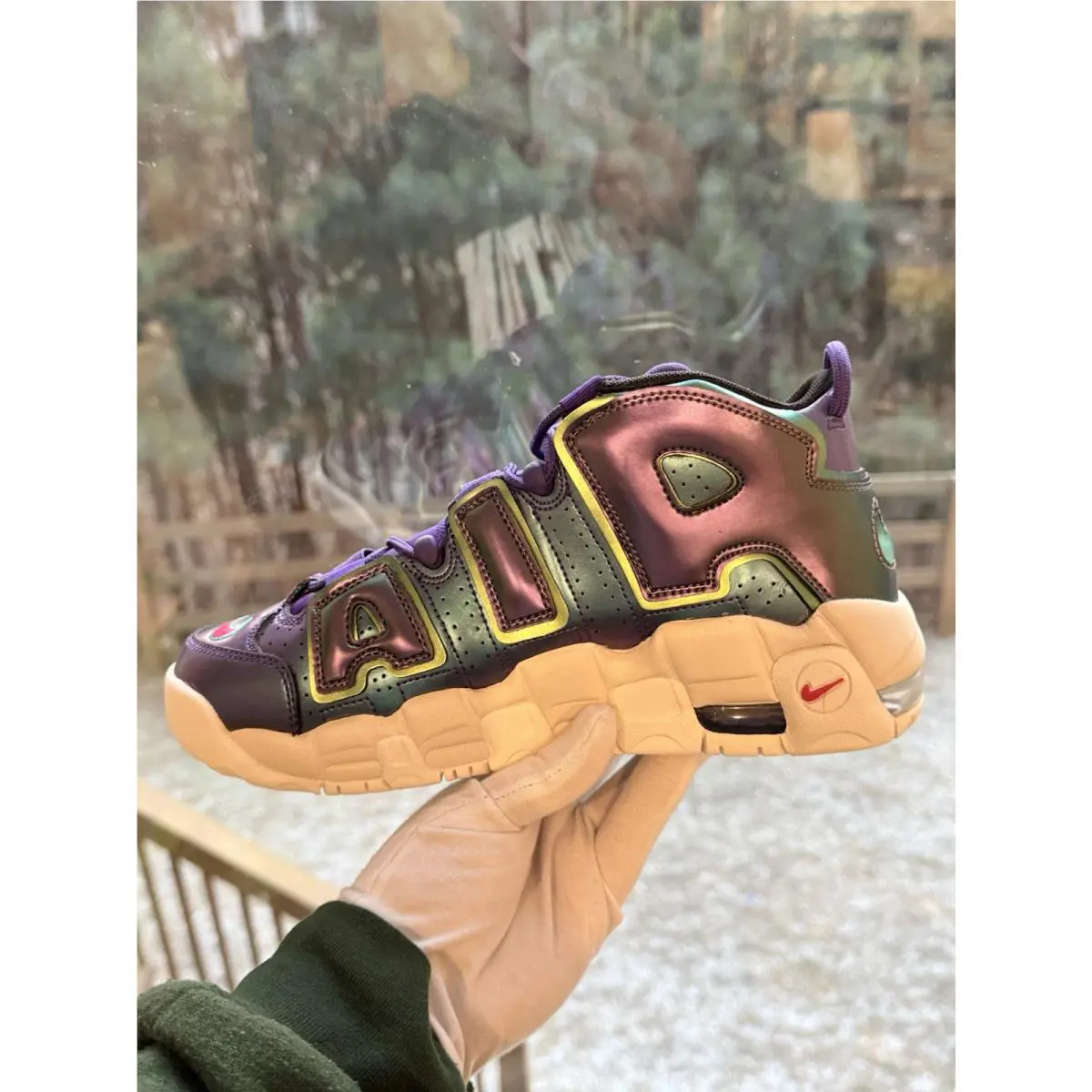 Nike shoes - Nike Air More Uptempo - Air More Uptempo - 922845 500 - Court Purple/Rush Pink/Neptune Green 0