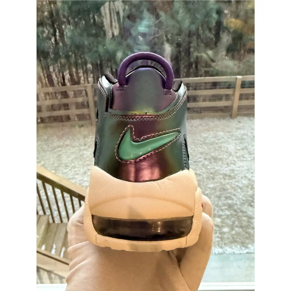 Nike shoes - Nike Air More Uptempo - Air More Uptempo - 922845 500 - Court Purple/Rush Pink/Neptune Green 6