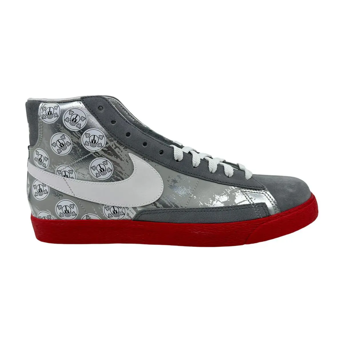 Nike shoes - Nike Blazer High - Blazer High - 316664 012 - Silver, Manufacturer: Metallic Silver Red 1