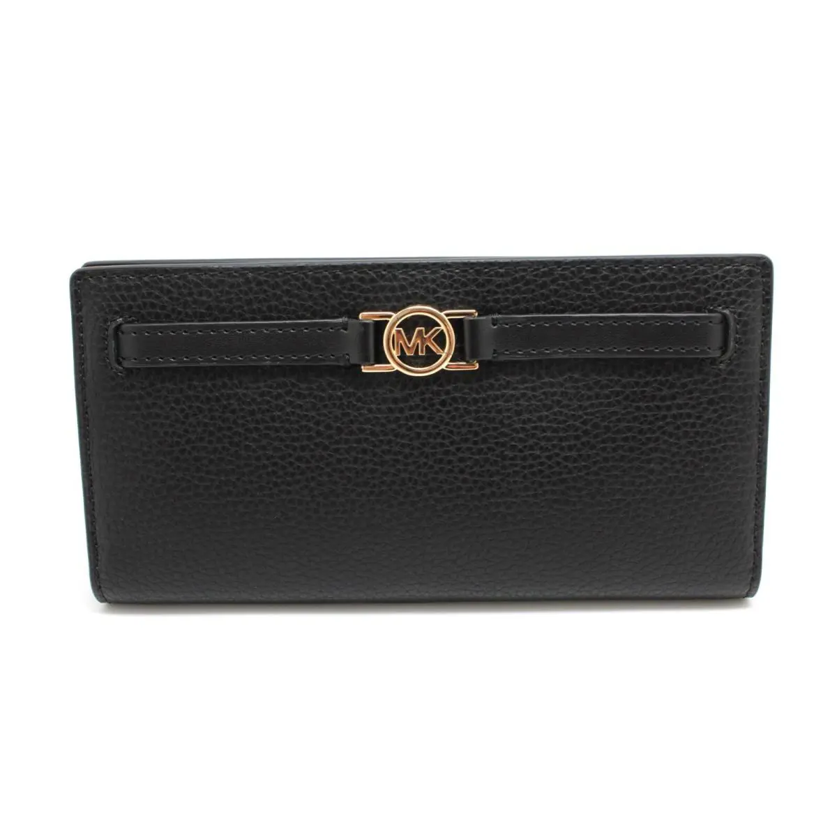 Michael Kors Women`s Reed Large Snap Wallet Black