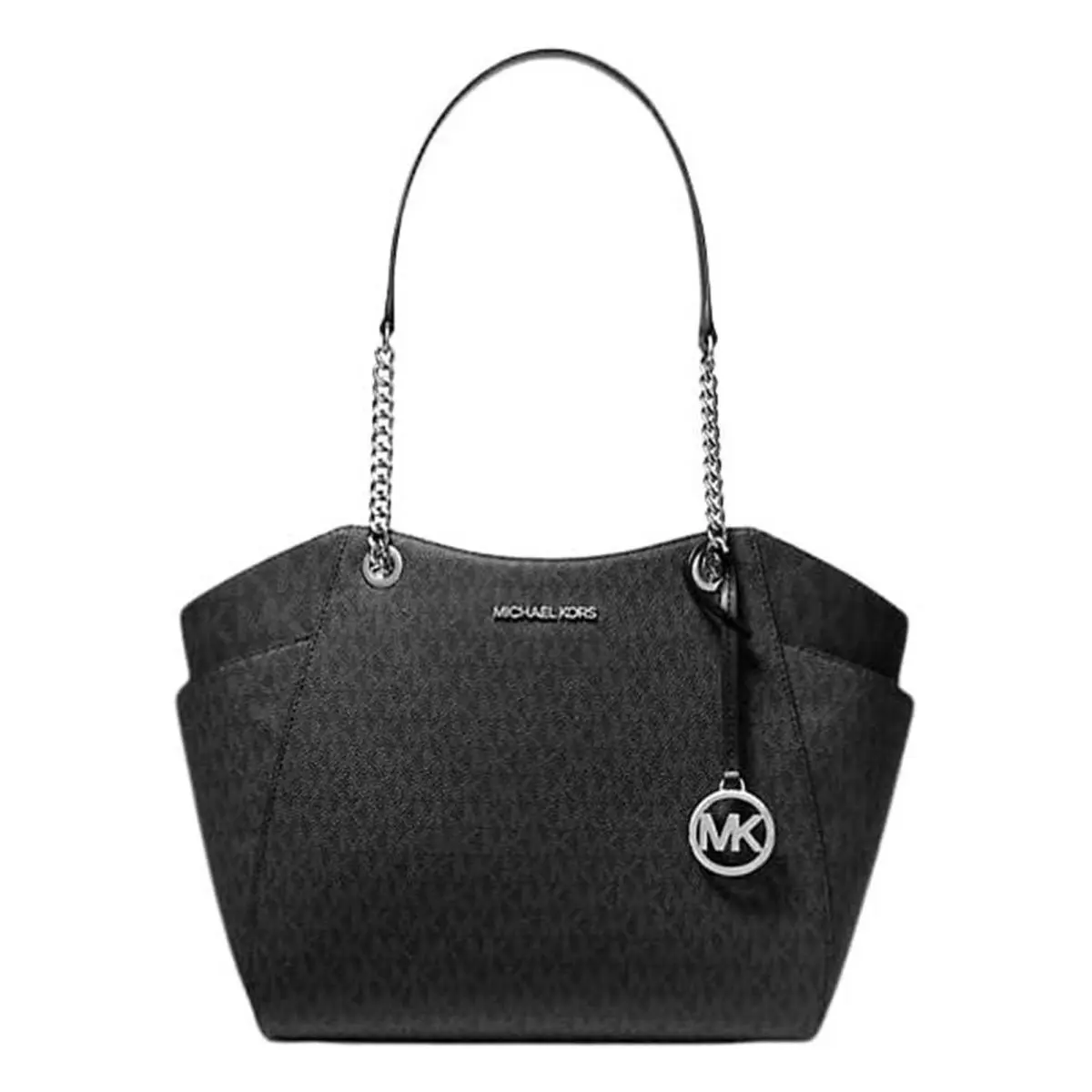 Kors Women`s Jet Set Travel Large Chain Shoulder Tote Printed Ha