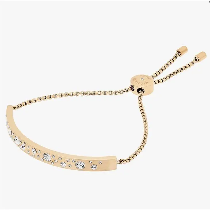 Michael Kors MKJ5982710 Modern Brilliance Scatter Pave Women`s Bracelet Gold