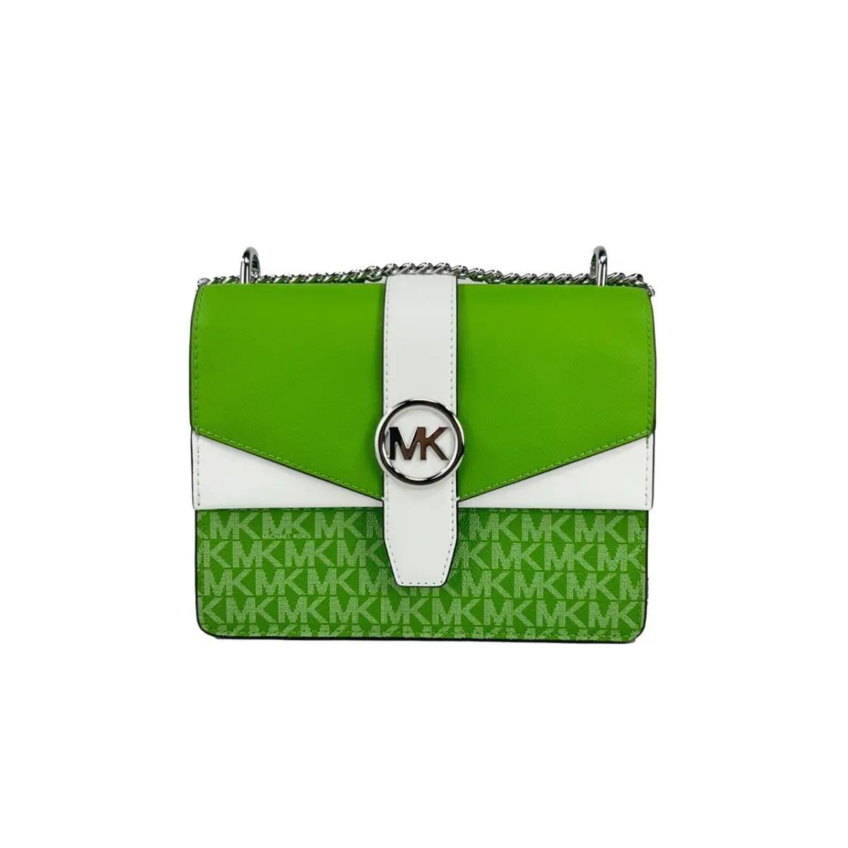 Greenwich Small Flap Shoulder Crossbody Bag Jungle Green 35S5SGRC5V by Michael Kors