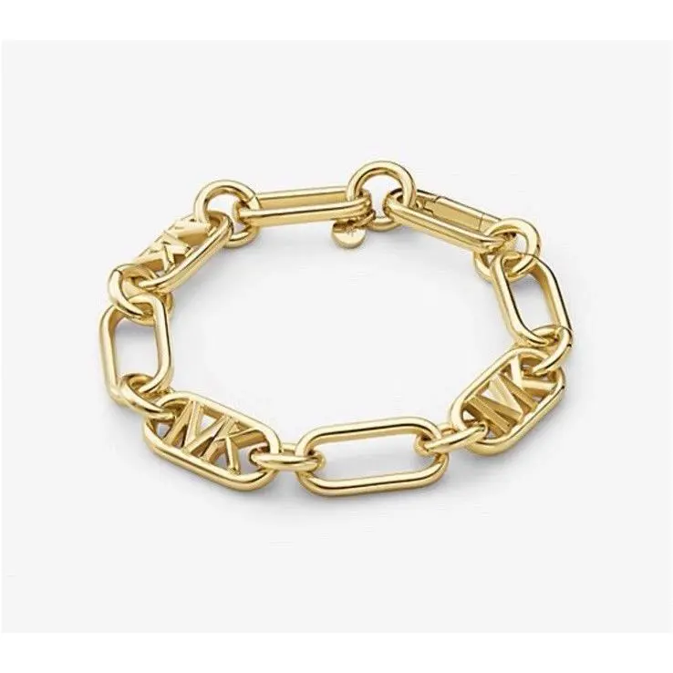 Michael Kors Precious Metal-plated Brass Chain Link Bracelet Brass MKJ8053710