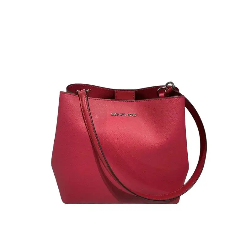 Michael Kors Medium Handbag Bag Shoulder Messenger Dark Raspberry 35S4S3FS2I