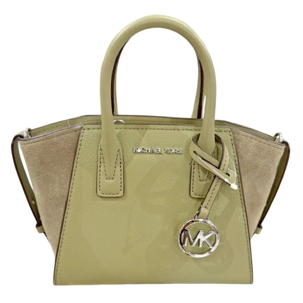 Michael Kors Avril XS Satchel Crossbody Bag Pale Green Thyme 35F4S4VC0L