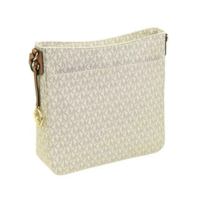 Michael Kors Jet Set Travel Women`s Messenger Bag Large Cream 35F8GTVM7B