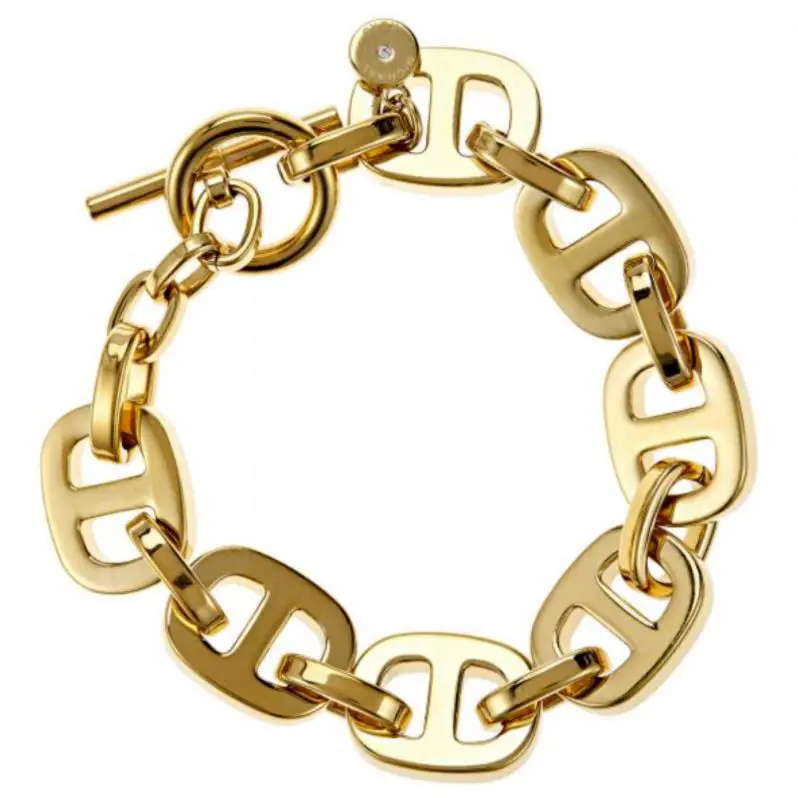 Michael Kors Maritime Yellow Gold Toggle Chain Bracelet MKJ3981710 + MK Gift Box