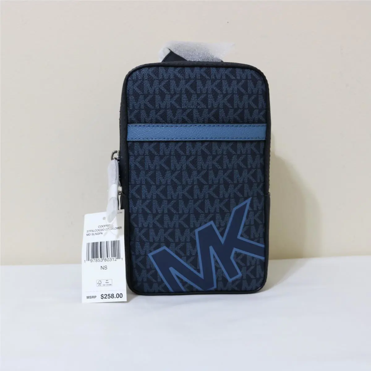 Men Cooper Medium Signature Logo Sling Bag by Michael Kors