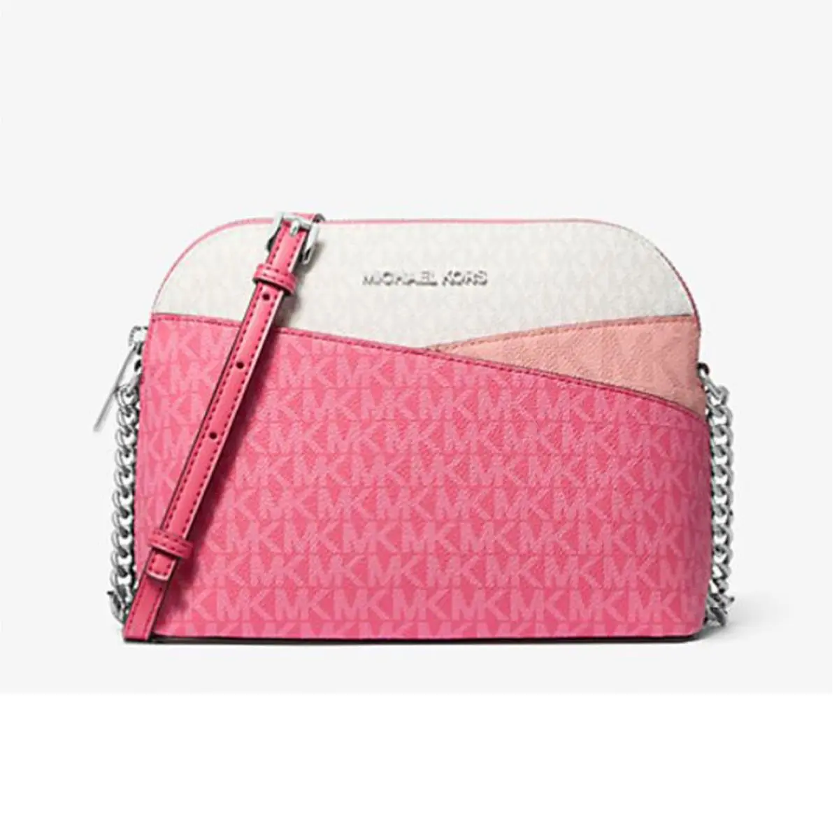 Michael Kors Outlet Jet Set Travel Color-block Signature Logo Crossbody Bag 35S5