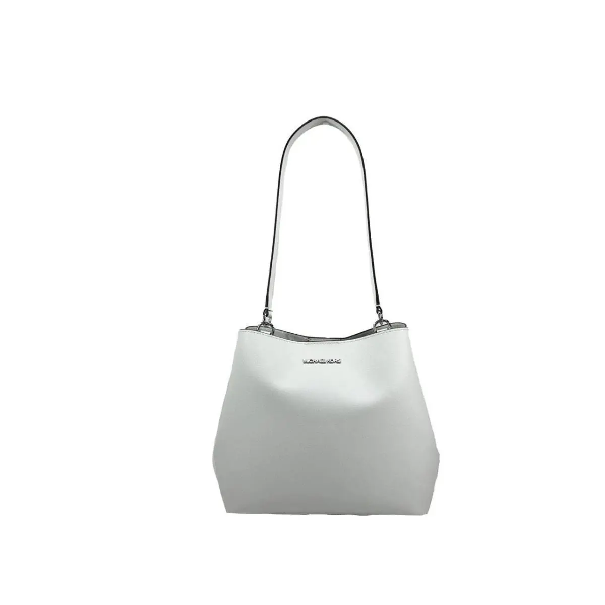 Michael Kors Medium Pratt Bucket Shoulder Bag 35S4S3FS2I Optic White - Exterior: Optic White