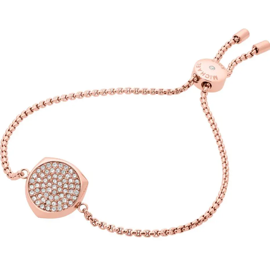 Michael Kors Brilliance Rose Gold MKJ6747791 Chain Bracelet Womens