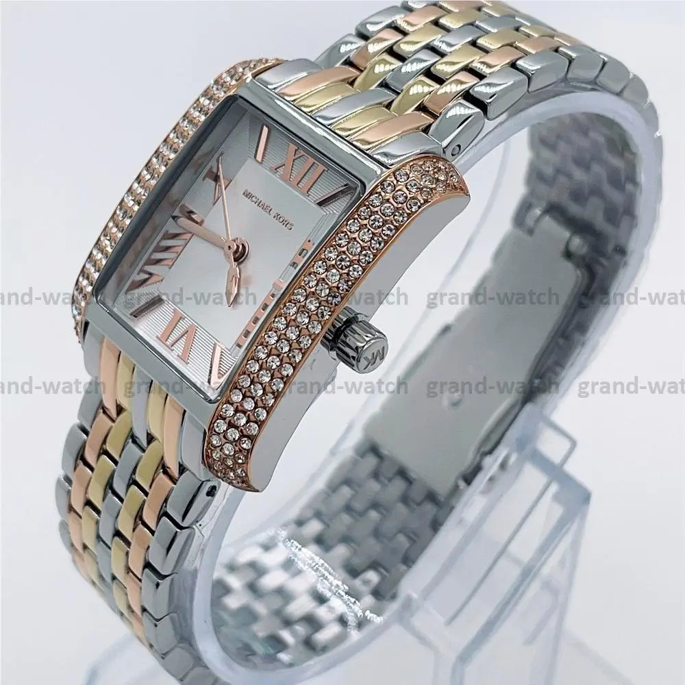 Michael Kors MK4744 Emery White Dial Two Tone Bracelet 33 mm Women`s Watch