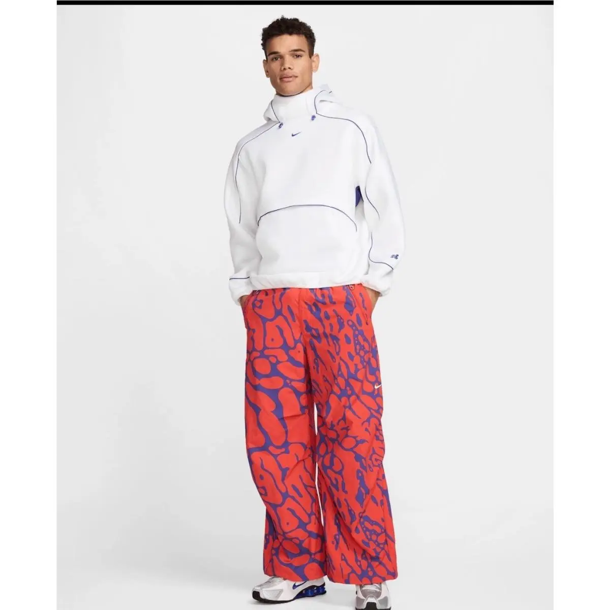 Nike clothing - Nike Project F.R.O.G. Men`s Parachute Pants - HQ0467635 HQ0476-635 - Red 1