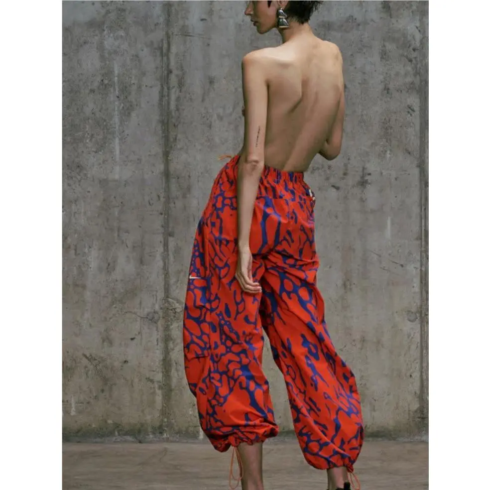 Nike clothing - Nike Project F.R.O.G. Men`s Parachute Pants - HQ0467635 HQ0476-635 - Red 17
