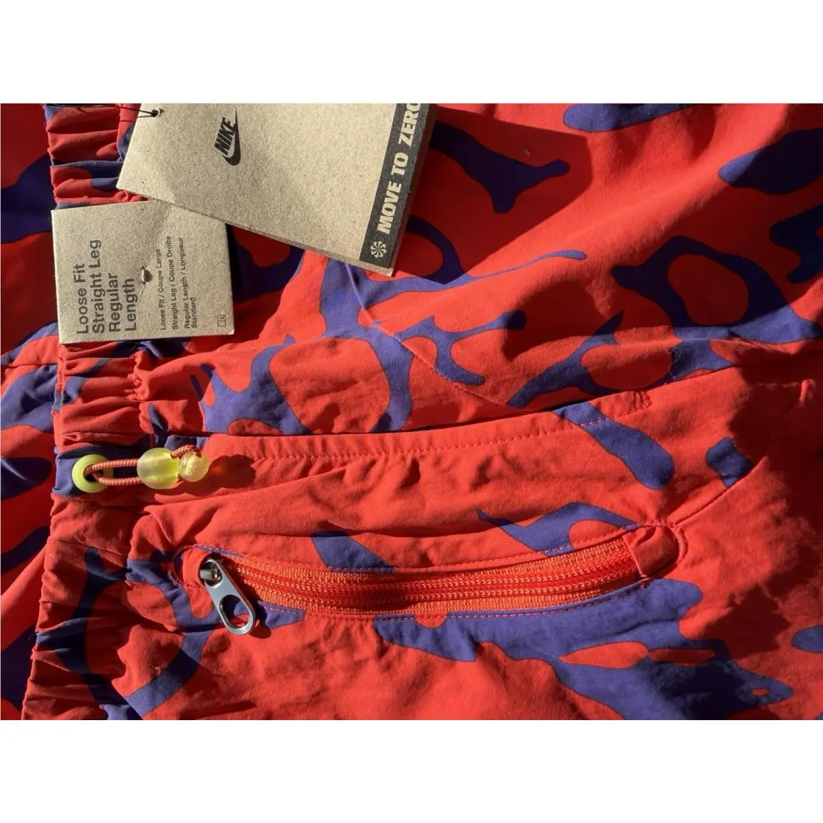 Nike clothing - Nike Project F.R.O.G. Men`s Parachute Pants - HQ0467635 HQ0476-635 - Red 4