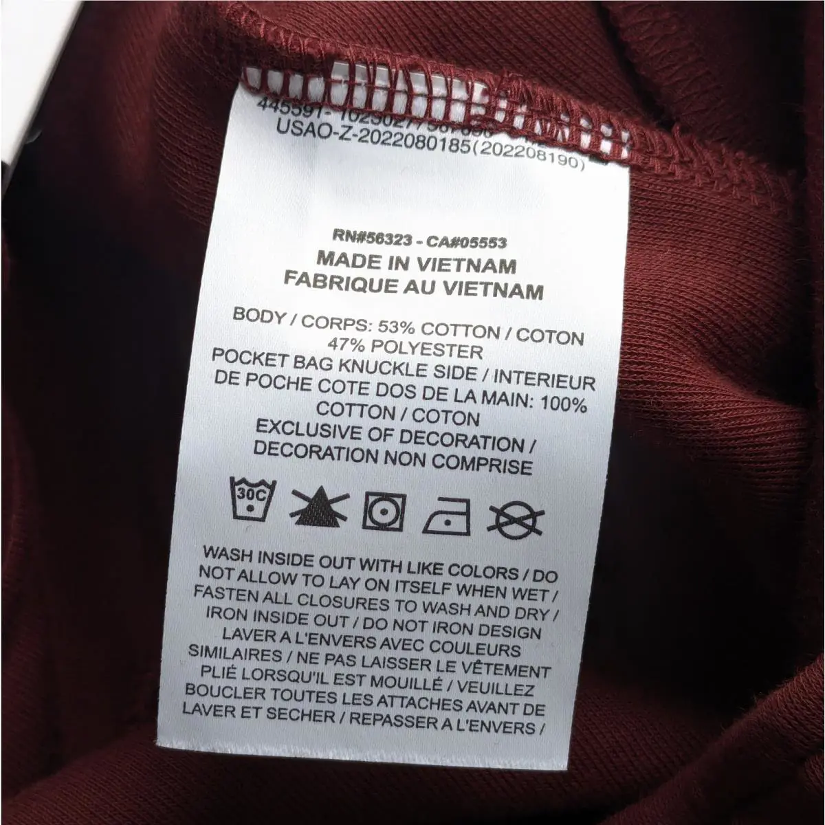 Nike clothing - Nike Tech - Tech - HV0959619 - Red, Manufacturer: Dark Team Red/Burgundy Crush/Black (UPC: 198484427540) 6