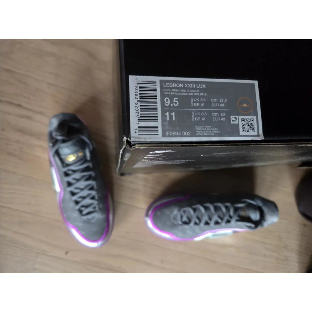 Nike shoes - Nike LeBron XXIII - LeBron XXIII - IF0694-002 - Gray (UPC: 198483620751) 22