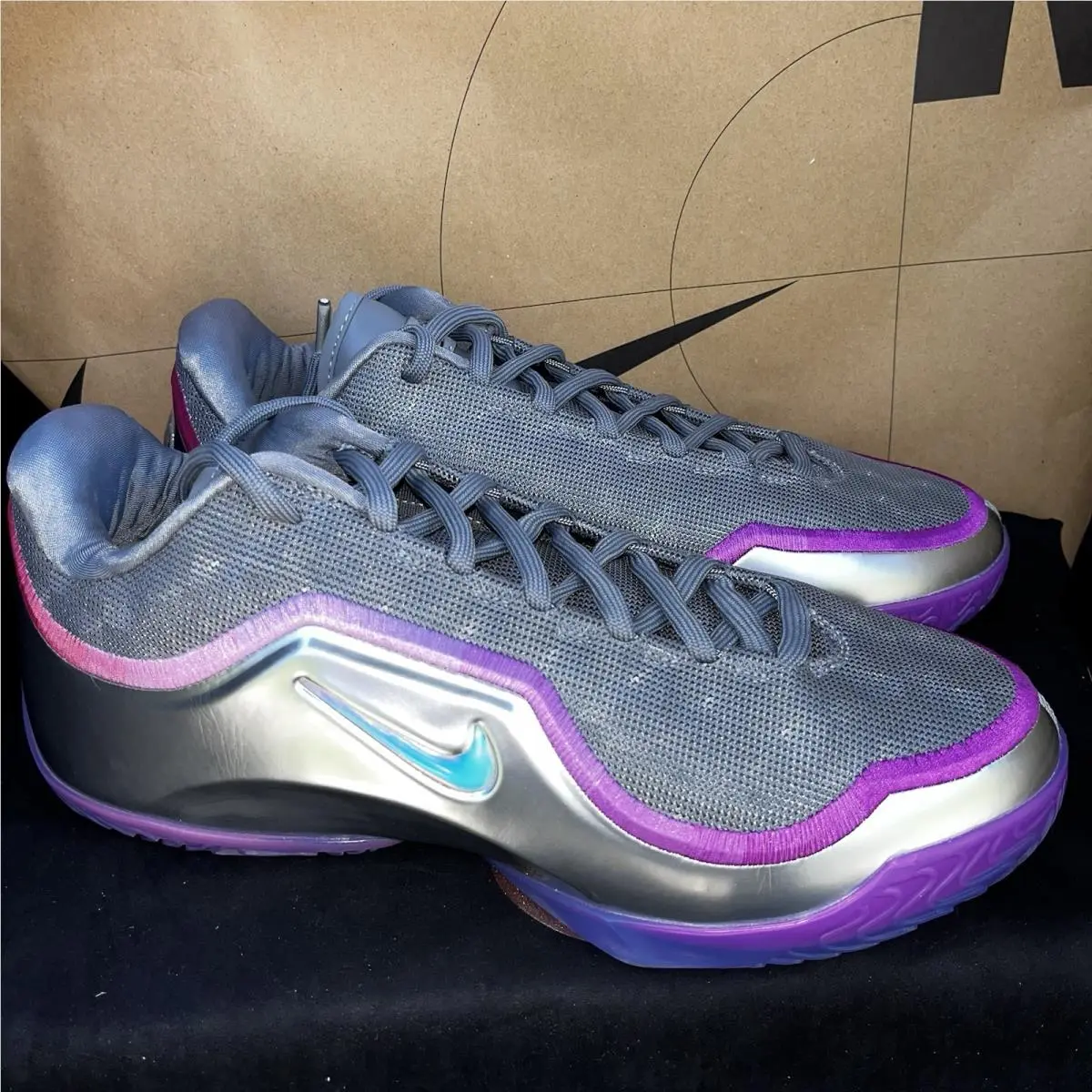 Nike Lebron 23 “bubble Boy” Purple Silver Nby IF0694-002 Men Size 15
