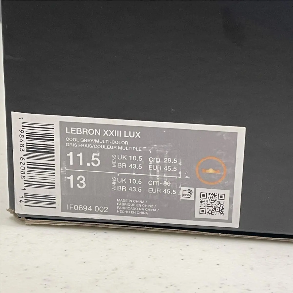 Nike shoes - Nike LeBron XXIII Lux - LeBron XXIII Lux - IF0694-002 - Silver 8