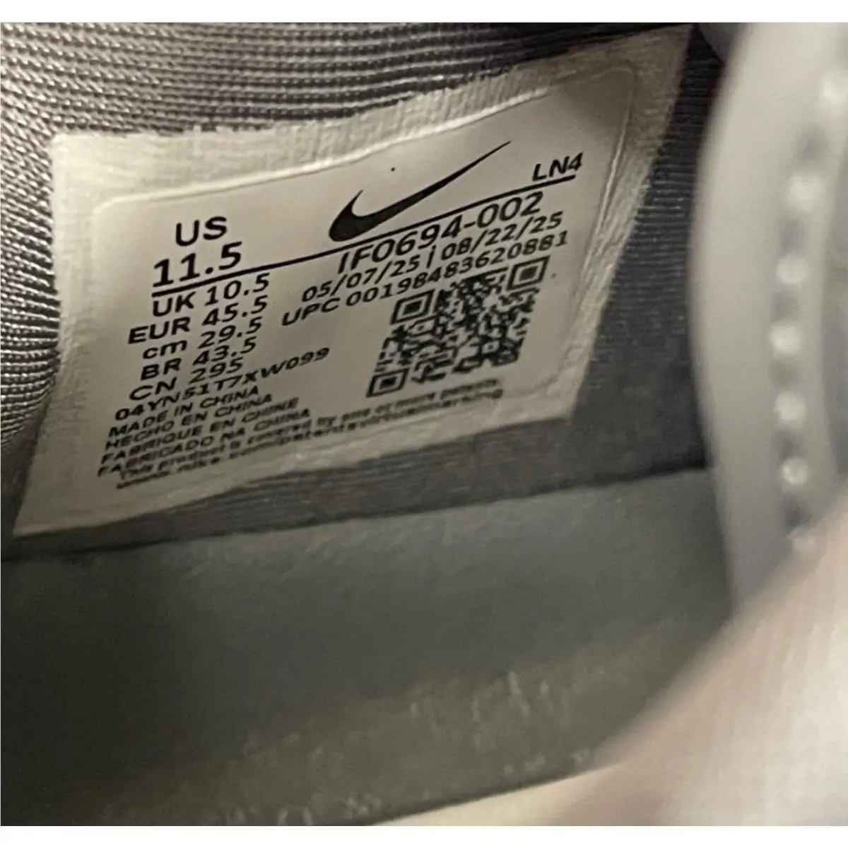 Nike shoes - Nike LeBron XXIII Lux - LeBron XXIII Lux - IF0694-002 - Silver 7