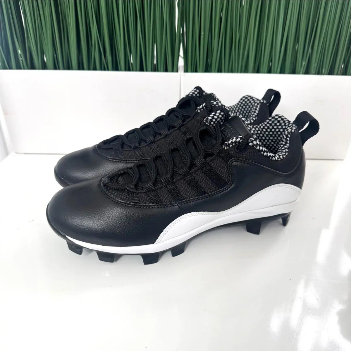 Nike Air Jordan 10 Retro Low Nby Mcs Mens Baseball Cleats CQ9531-001 Size 10