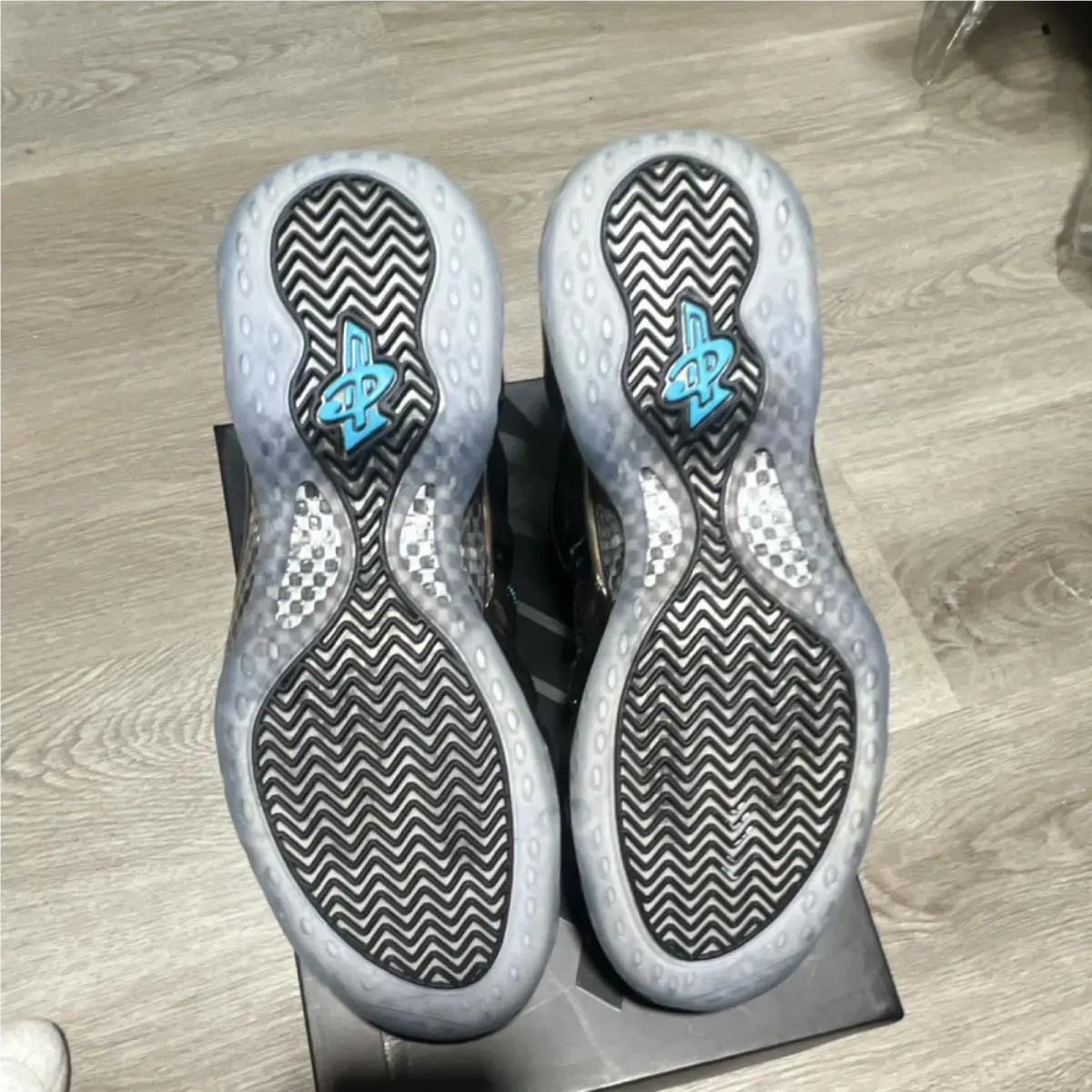 Nike shoes - Nike Air Foamposite - Air Foamposite - 744306-001 - Silver (UPC: 0886061403383) 1