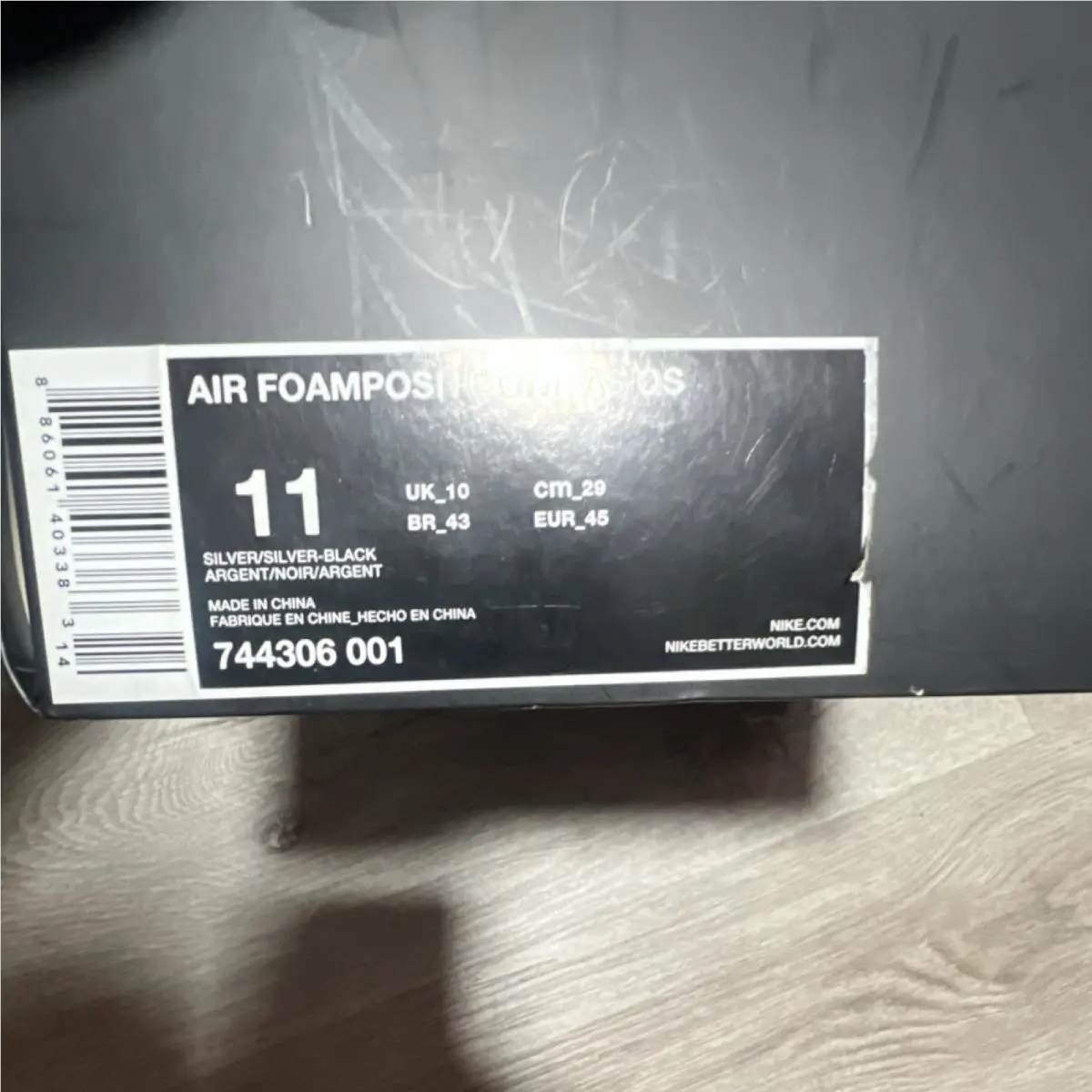 Nike shoes - Nike Air Foamposite - Air Foamposite - 744306-001 - Silver (UPC: 0886061403383) 4