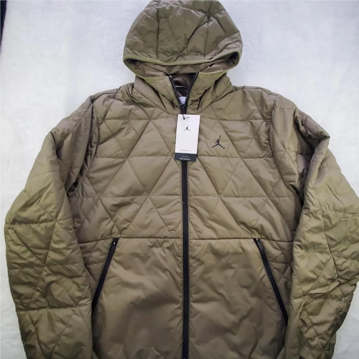 Nike clothing - Nike Air Jordan Therma-FIT Repel - FZ3162222 - Green (UPC: 0197601028066) 0