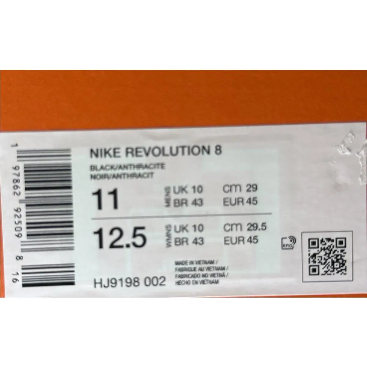 Nike shoes - Nike Revolution 8 - Revolution - HJ9198-002 - Black 5