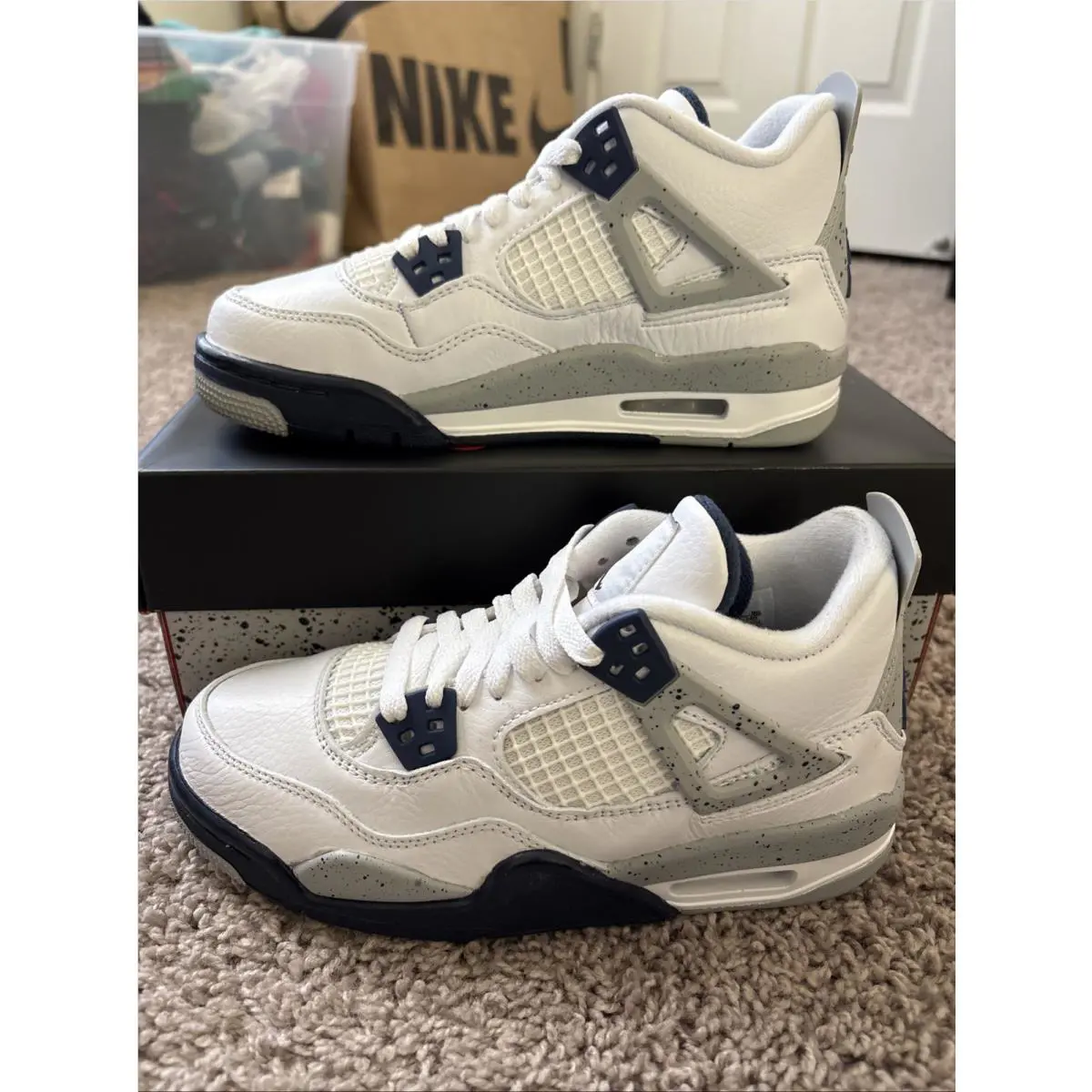 Nike shoes - Air Jordan 4 - Air - 408452-140 - White 3
