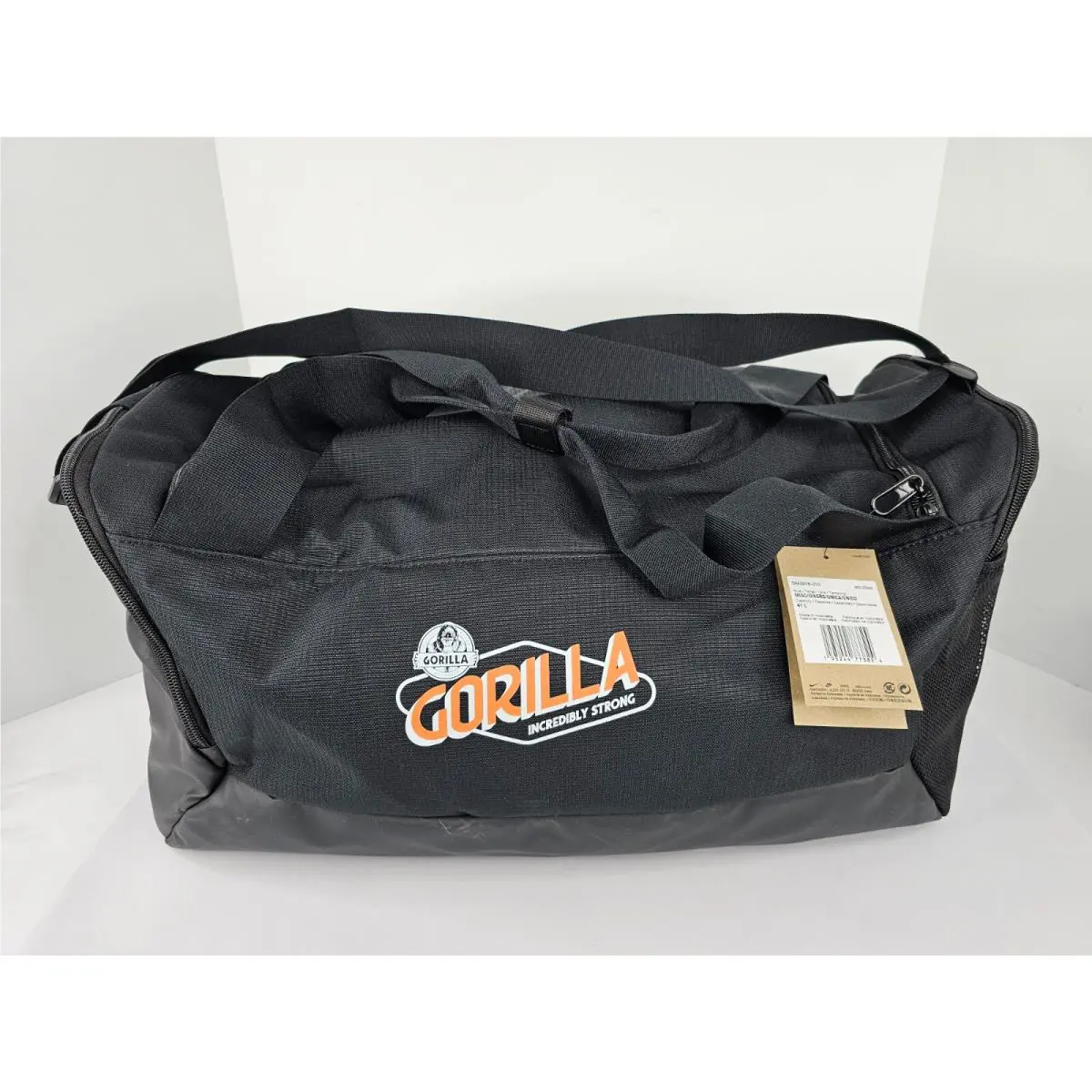 Black Nike Brasilia Training Duffel Bag - Gorilla Logo Small 41L DM3976-010