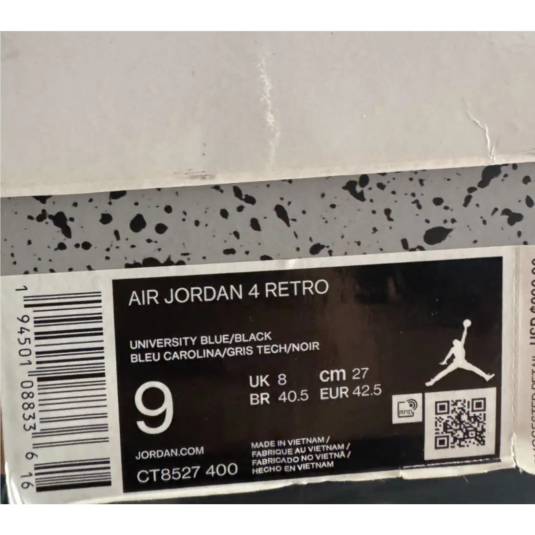 Nike shoes - Air Jordan 4 - Air - CT8527-400 - Blue 14