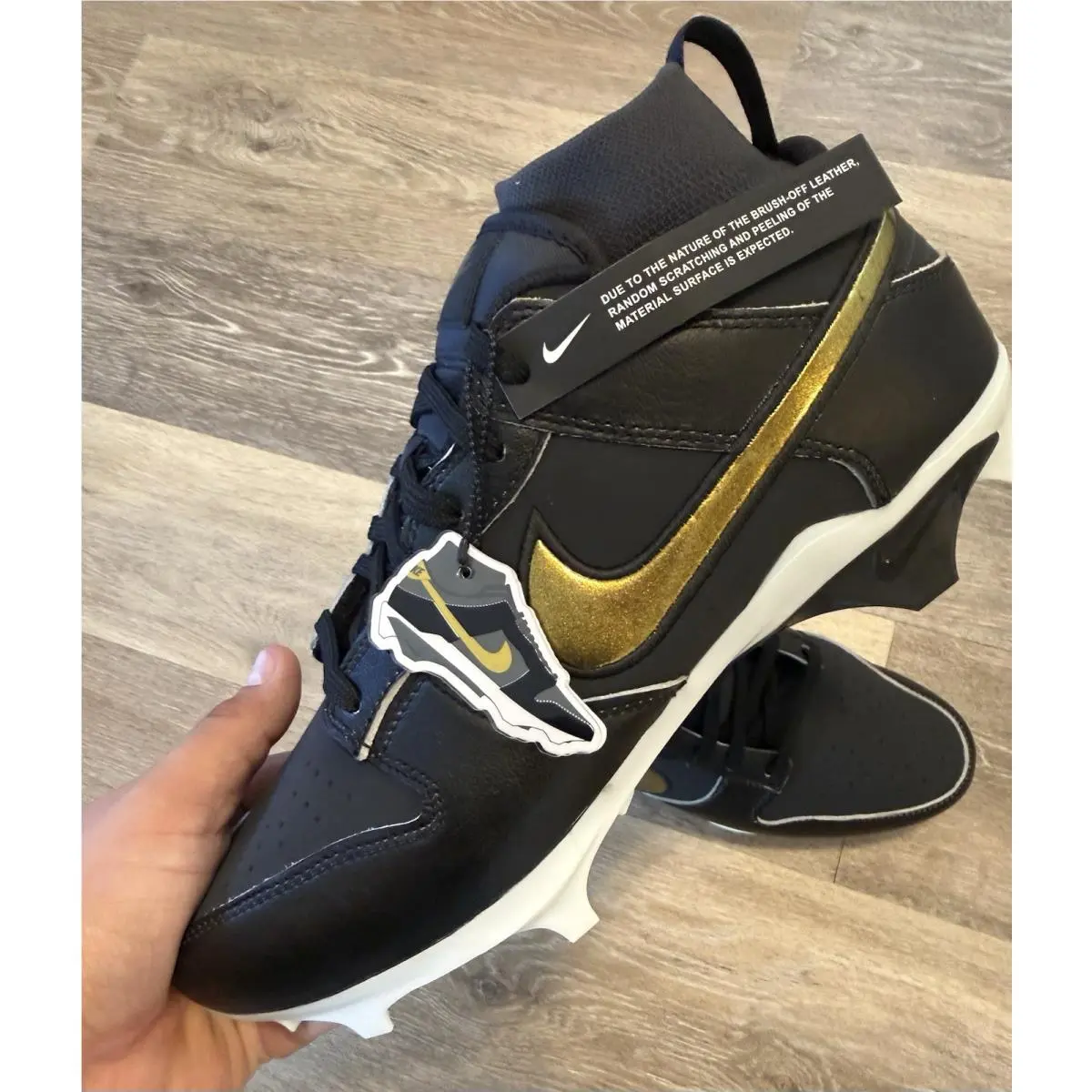 Nike shoes - Nike Alpha Menace Dunk - Alpha Menace Dunk - HV6923-001 - Black / Gold (UPC: 198485313293) 8