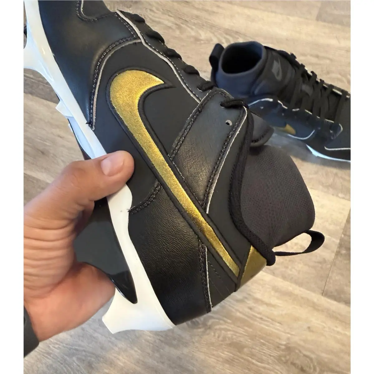 Nike shoes - Nike Alpha Menace Dunk - Alpha Menace Dunk - HV6923-001 - Black / Gold (UPC: 198485313293) 1