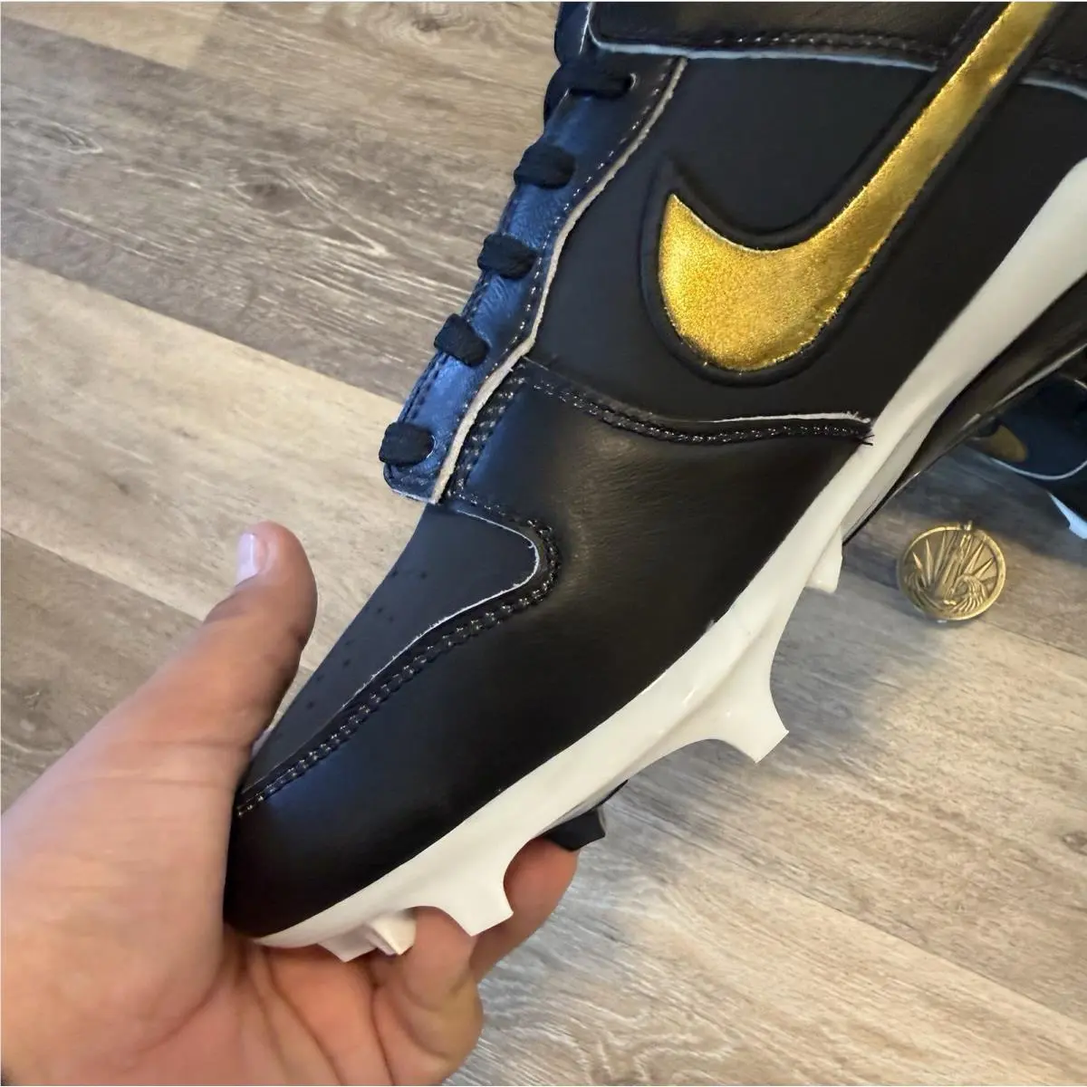Nike shoes - Nike Alpha Menace Dunk - Alpha Menace Dunk - HV6923-001 - Black / Gold (UPC: 198485313293) 2