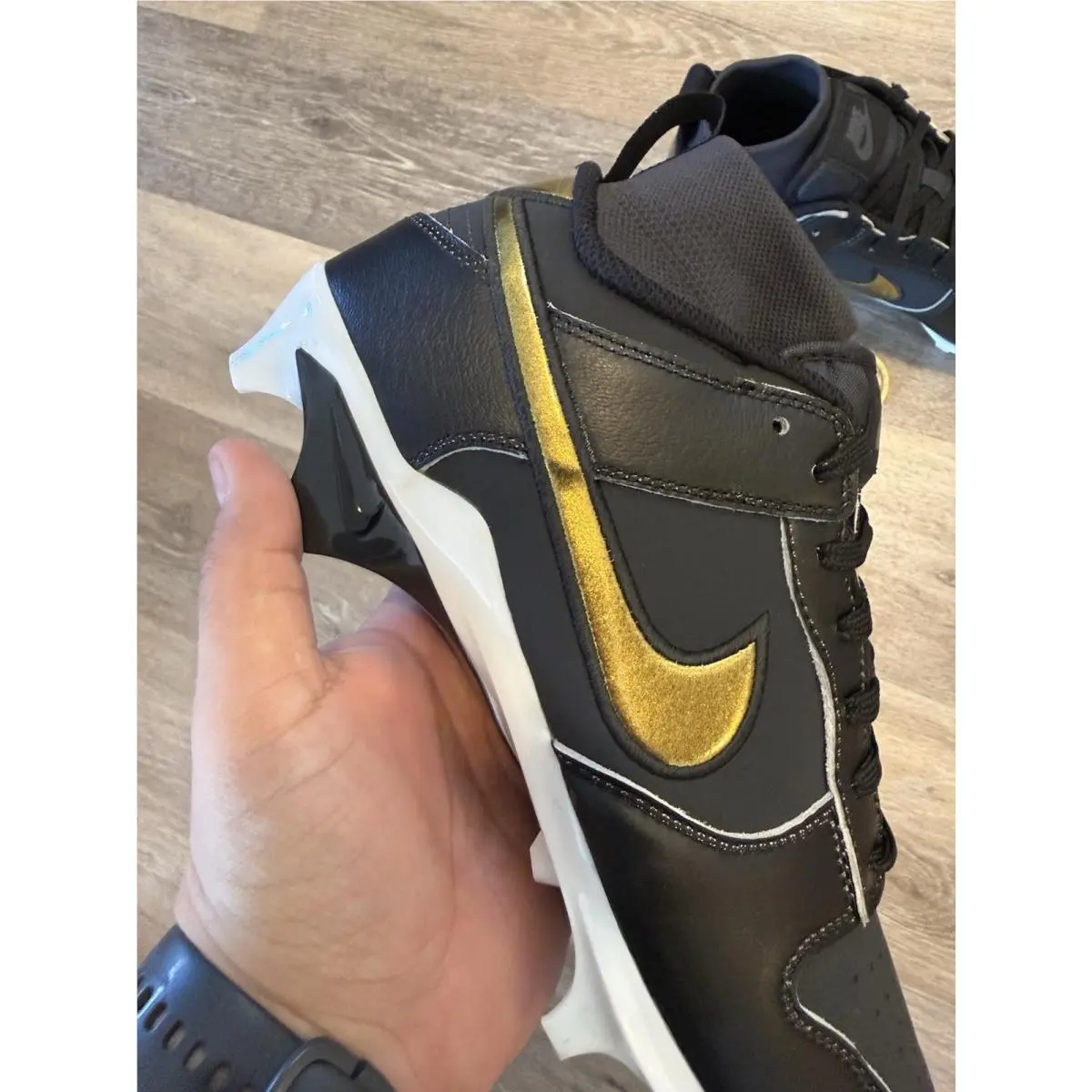 Nike shoes - Nike Alpha Menace Dunk - Alpha Menace Dunk - HV6923-001 - Black / Gold (UPC: 198485313293) 6